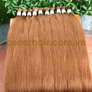 Vietnamese Single Drawn bulk straight hair Color #33H