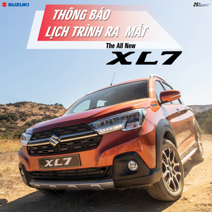Thông báo lịch trình ra mắt Suzuki XL7